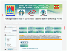 Tablet Screenshot of escolasdesurf.org.br